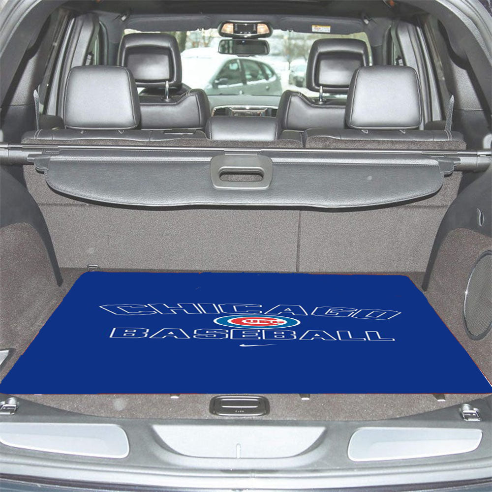 Chicago Cubs Blue Sport Car Trunk Mat Non Slip