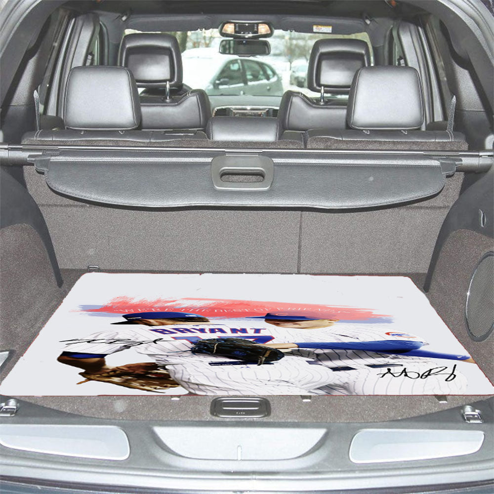 Chicago Cubs Bryant And Rizzo Car Trunk Mat Non Slip
