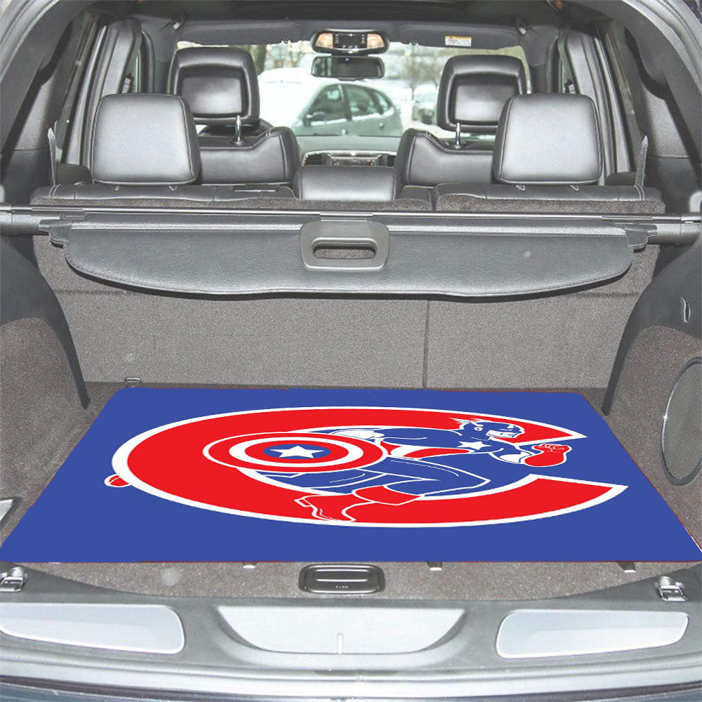 Chicago Cubs Captain A Car Trunk Mat Non Slip