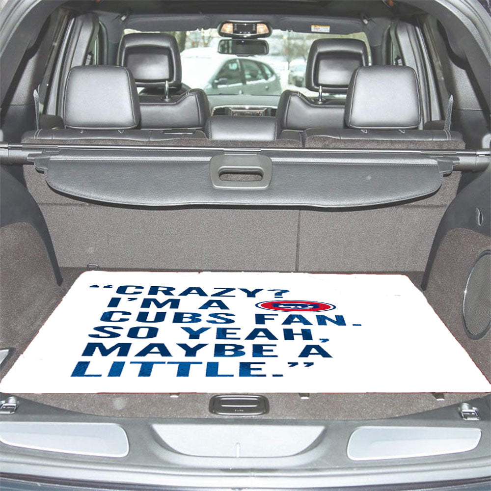 Chicago Cubs Fan Quotes Car Trunk Mat Non Slip