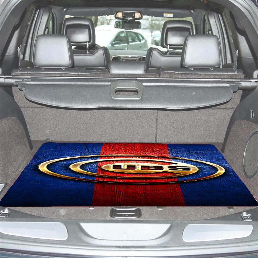 Chicago Cubs Golden American Baseball Car Trunk Mat Non Slip