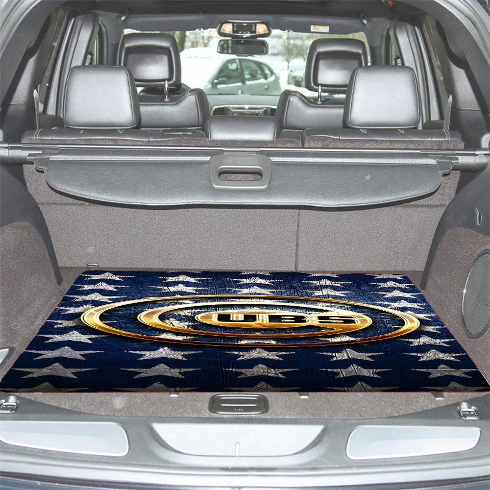 Chicago Cubs Golden Logo Usa Car Trunk Mat Non Slip