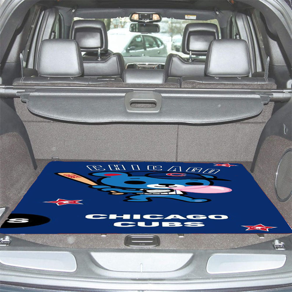 Chicago Cubs Little Bear Car Trunk Mat Non Slip