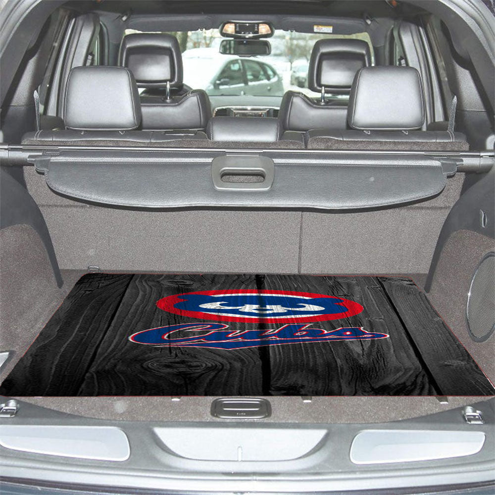 Chicago Cubs Logo Car Trunk Mat Non Slip