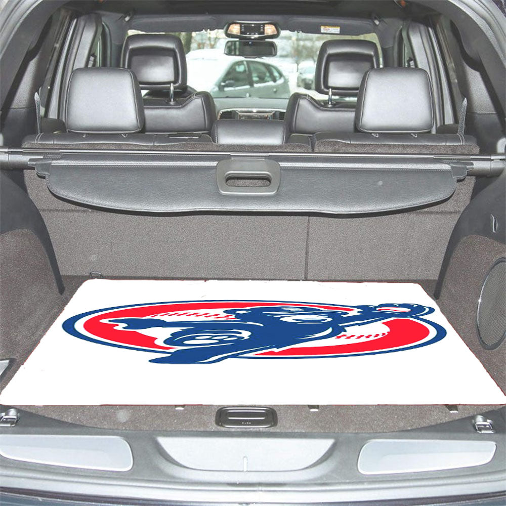 Chicago Cubs Logo Bear Jump Car Trunk Mat Non Slip