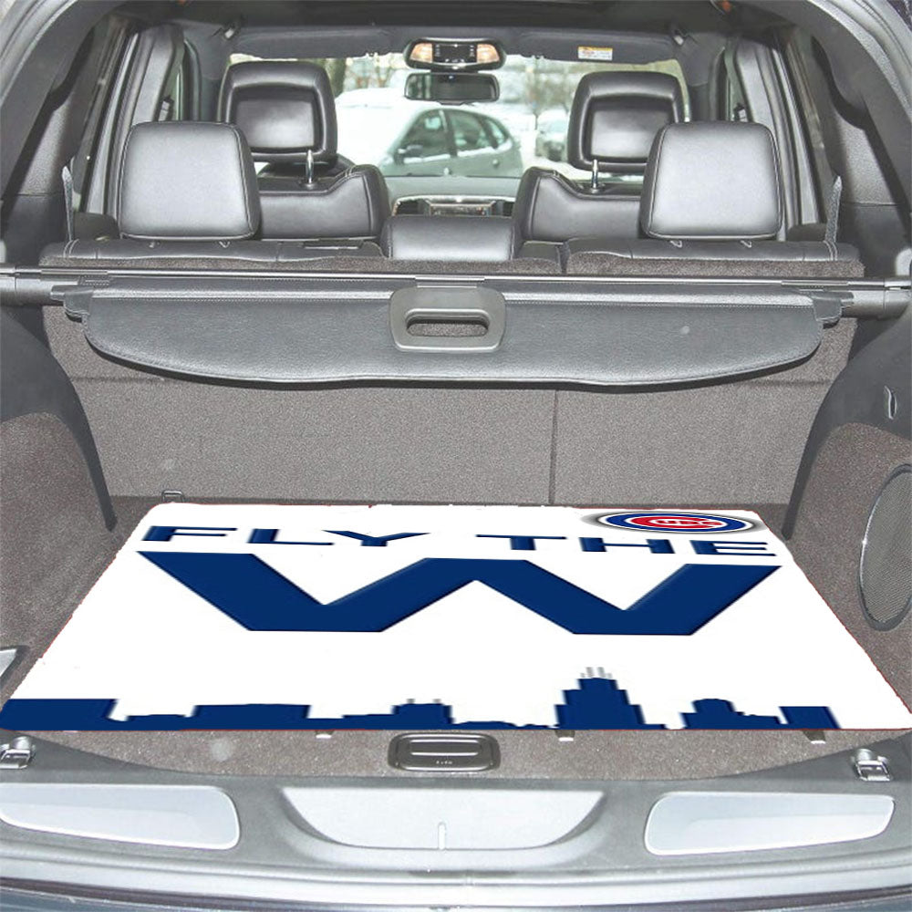 Chicago Cubs Mlb Icon Car Trunk Mat Non Slip