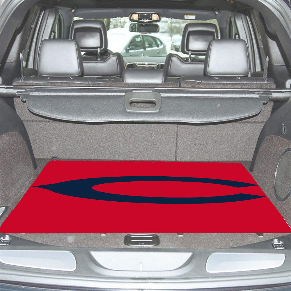 Chicago Cubs On The Red Car Trunk Mat Non Slip