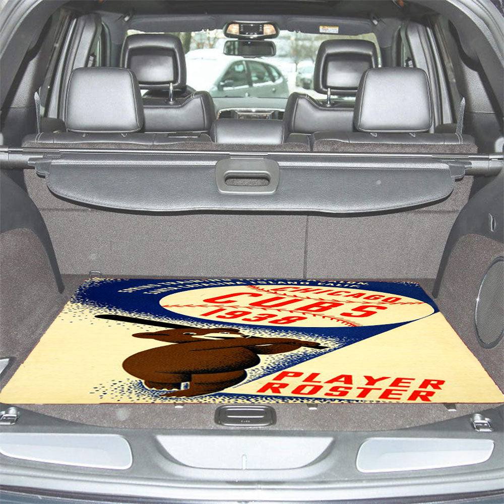 Chicago Cubs Poster 1938 Car Trunk Mat Non Slip