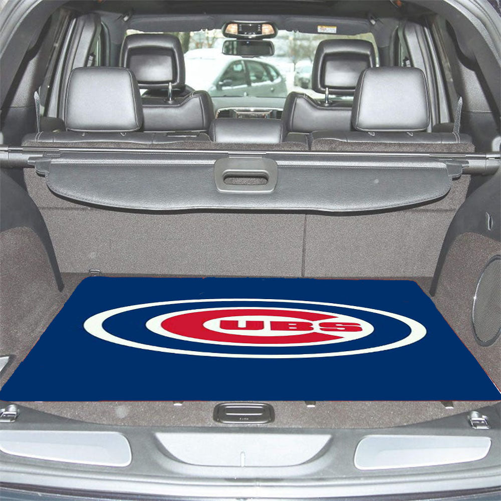 Chicago Cubs Red White Blue Car Trunk Mat Non Slip