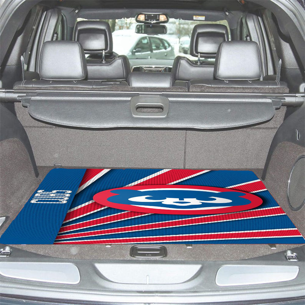 Chicago Cubs Tex Car Trunk Mat Non Slip