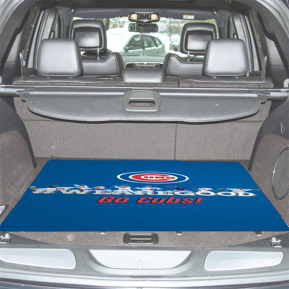 Chicago Cubs We Are Good Car Trunk Mat Non Slip