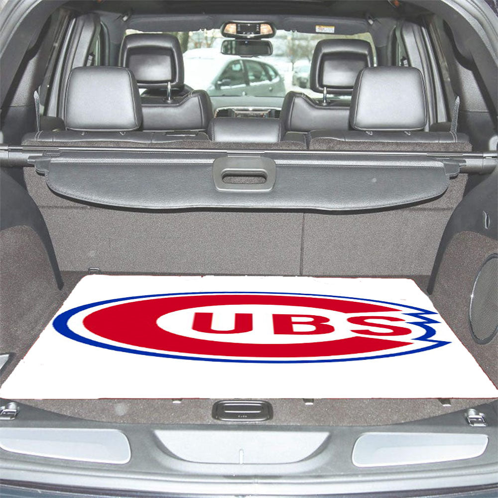 Chicago Cubs White Back Car Trunk Mat Non Slip