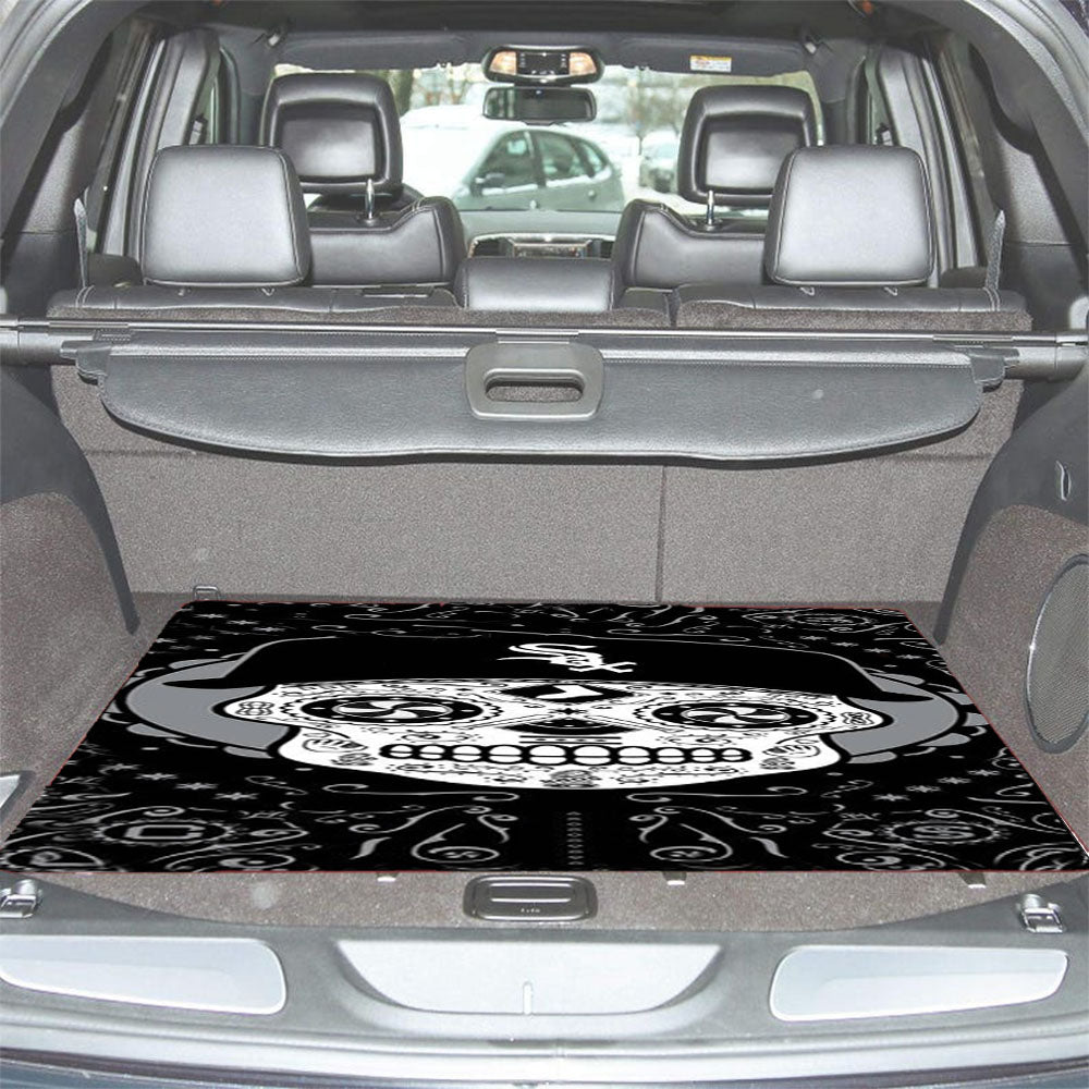 Chicago White Sox Skull Car Trunk Mat Non Slip