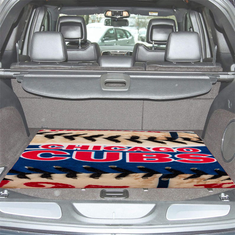 Chocago Cubs Baseball Skin Car Trunk Mat Non Slip