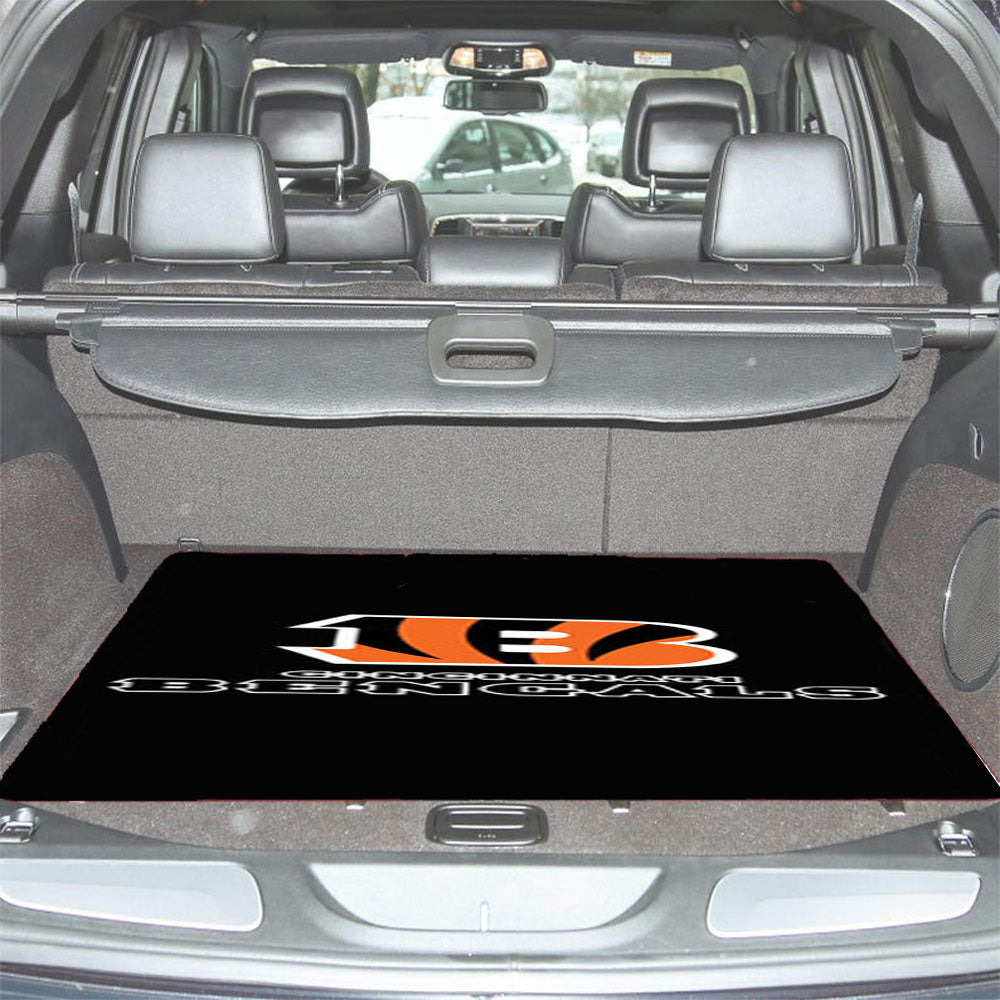 Cincinnati Bengals Black Car Trunk Mat Non Slip