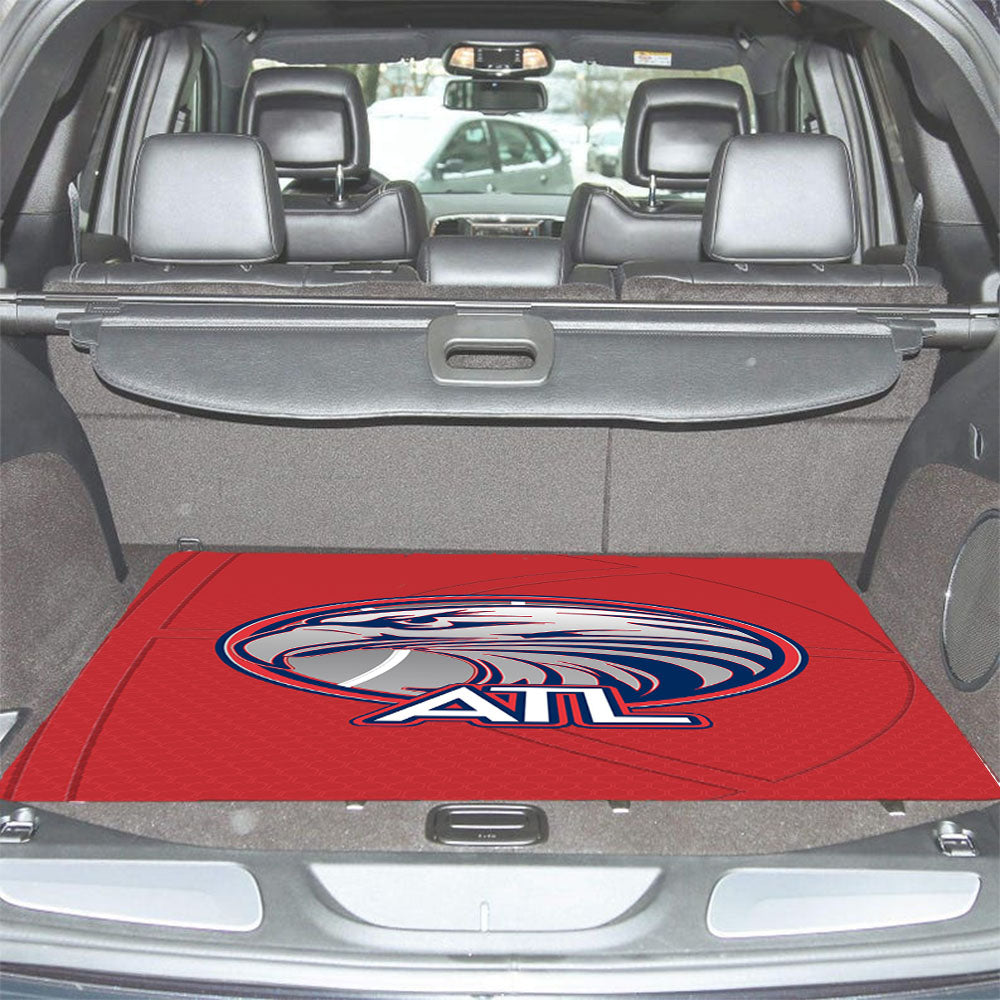 Classic Atlanta Hawks Basketball Logo Car Trunk Mat Non Slip