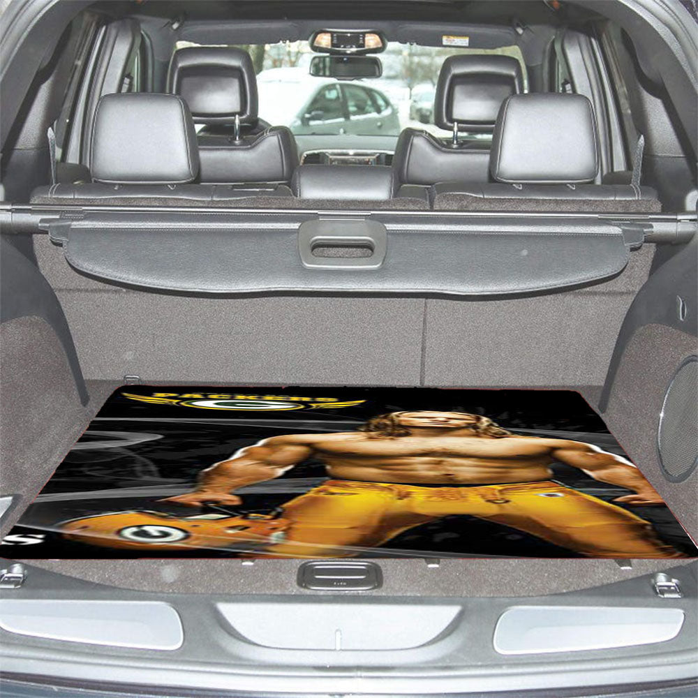 Clay Matthews Swirls Logo Car Trunk Mat Non Slip