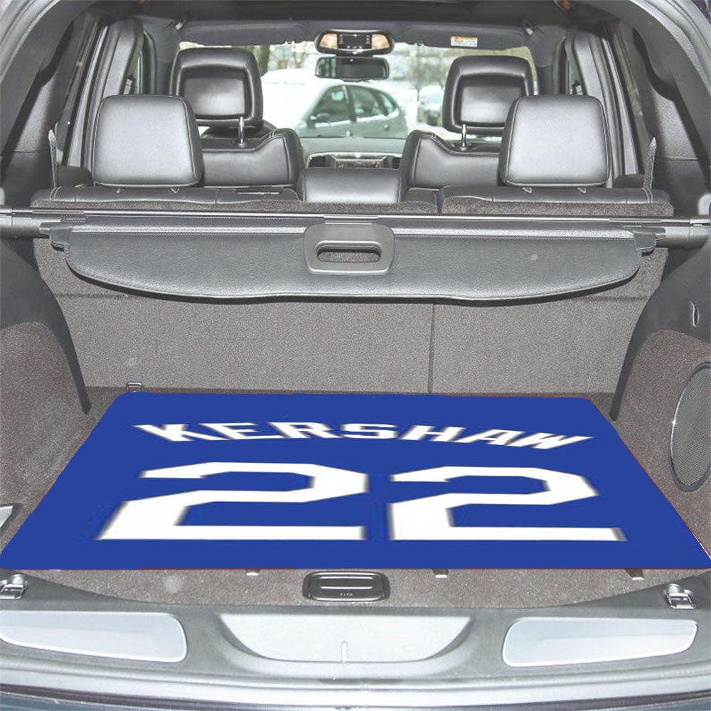 Clayton Kershaw Jersey Car Trunk Mat Non Slip