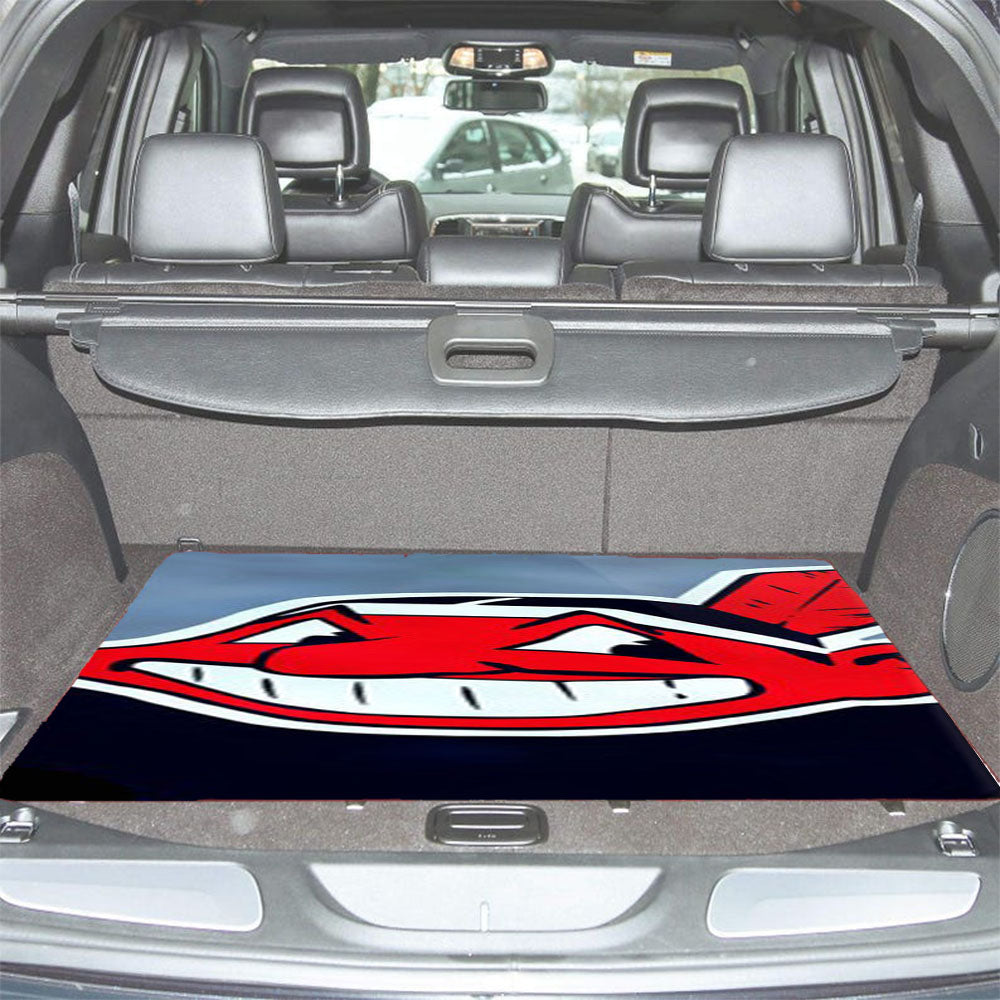 Cleveland Indians Mlb Sport Logo Car Trunk Mat Non Slip