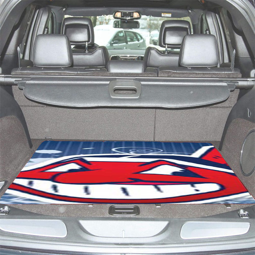 Cleveland Indians Pinstripes Car Trunk Mat Non Slip