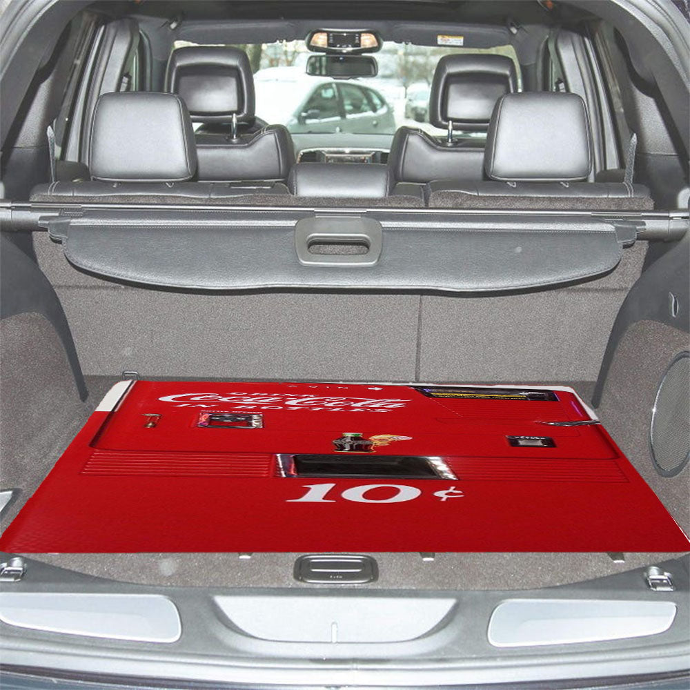 Coca Cola In Bottles Ice Cold 10 Cents Vending Machine Car Trunk Mat Non Slip