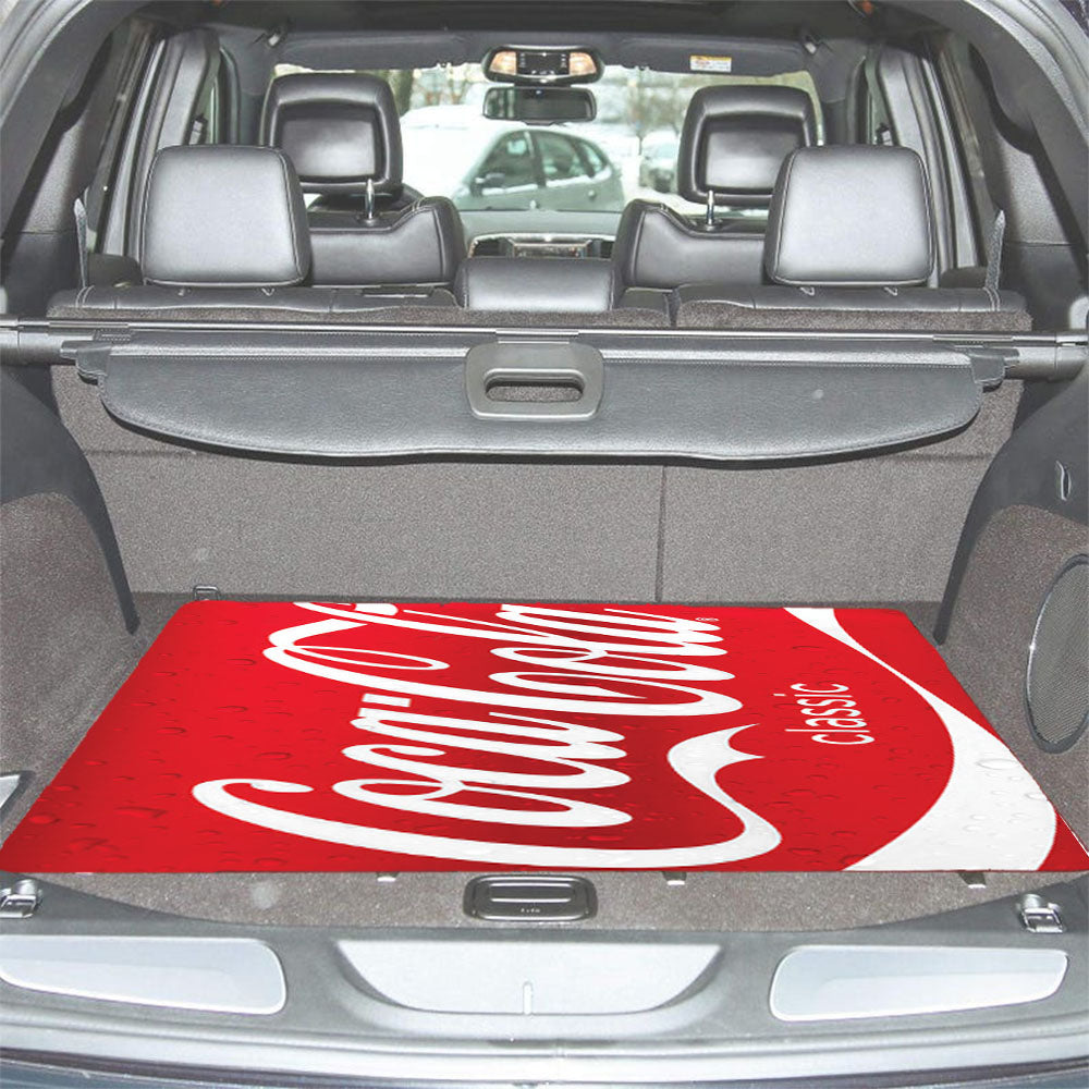 Coca Cola Red Can Car Trunk Mat Non Slip