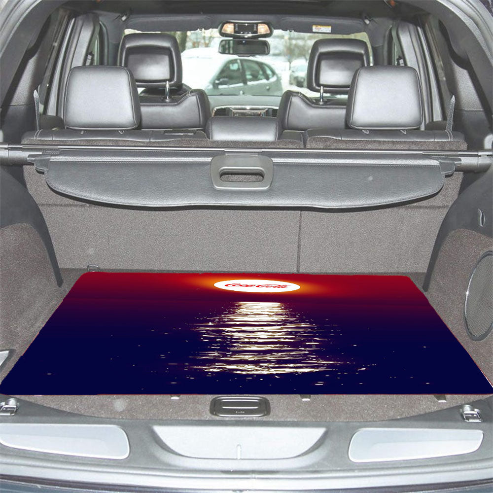 Coca Cola Sunset Reflection Car Trunk Mat Non Slip
