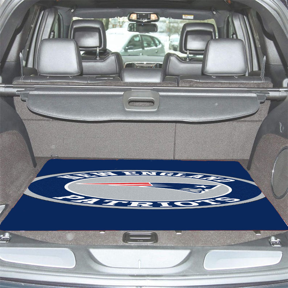 Color New England Patriots Logo Car Trunk Mat Non Slip