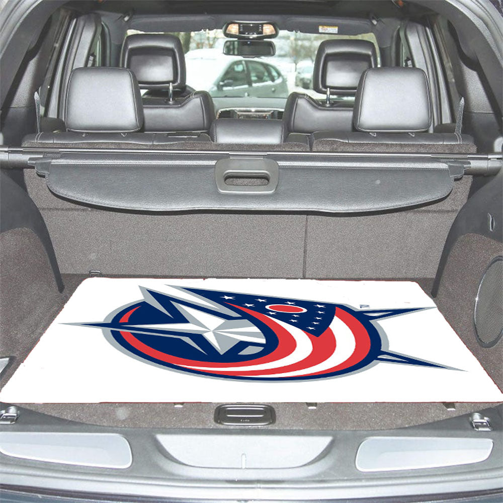 Columbus Blue Jackets Hockey1 Car Trunk Mat Non Slip