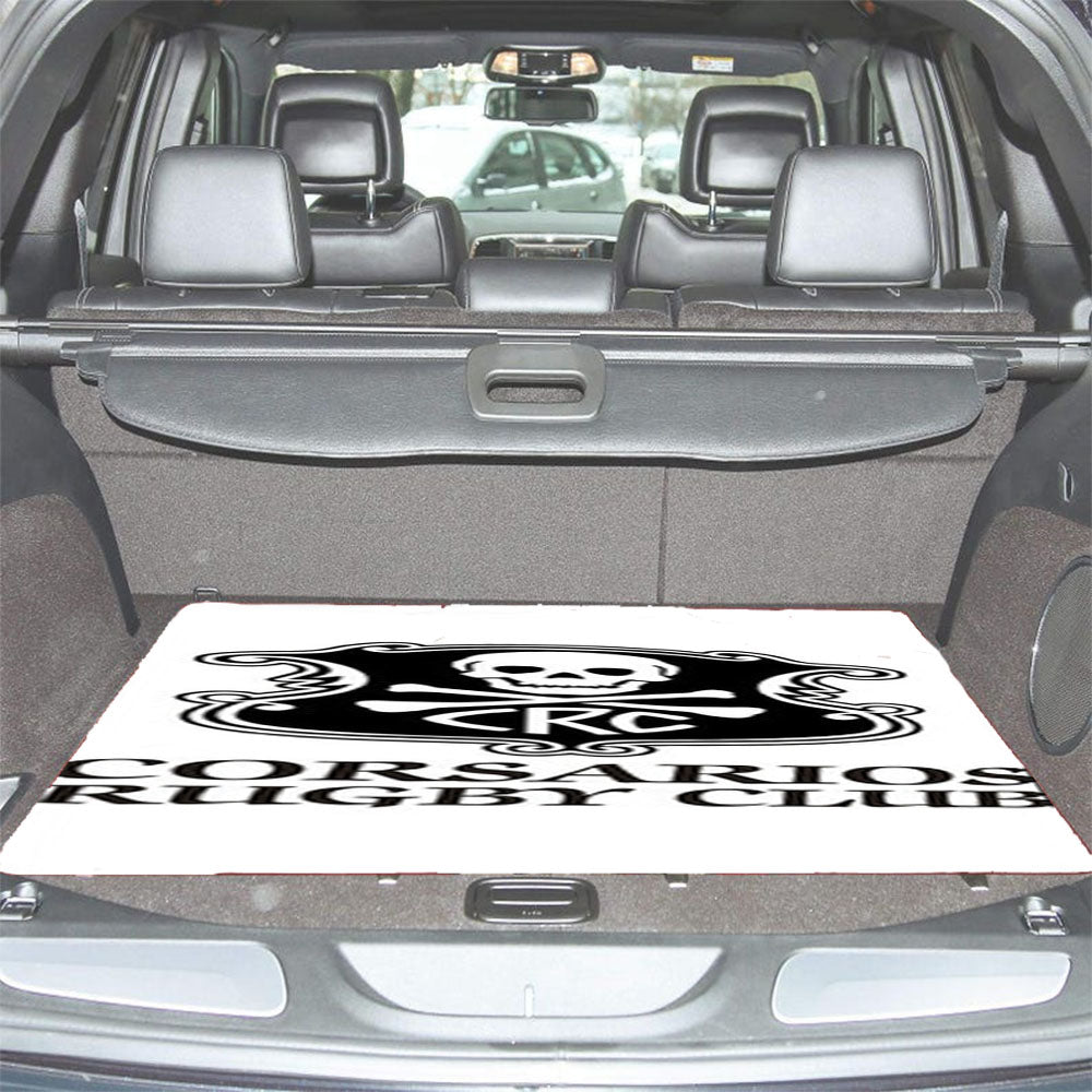 Corsarios Rugby Club Logo White Car Trunk Mat Non Slip