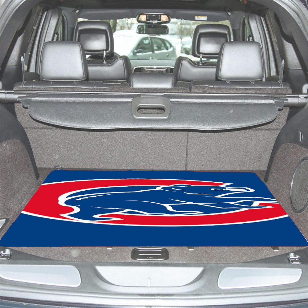 Cubs Chicago Bear Logo Car Trunk Mat Non Slip