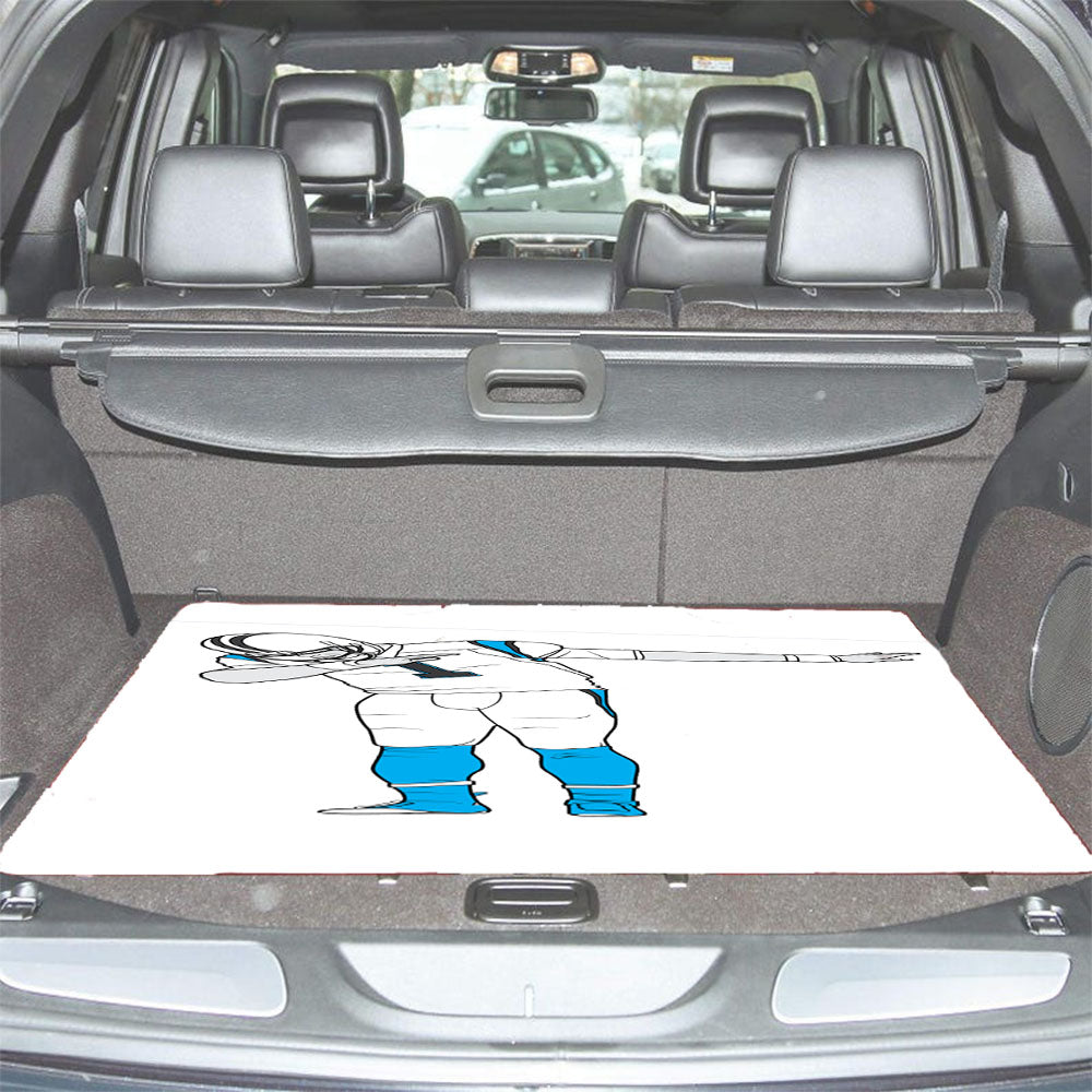 Dab Cam Newton Cartoon Car Trunk Mat Non Slip
