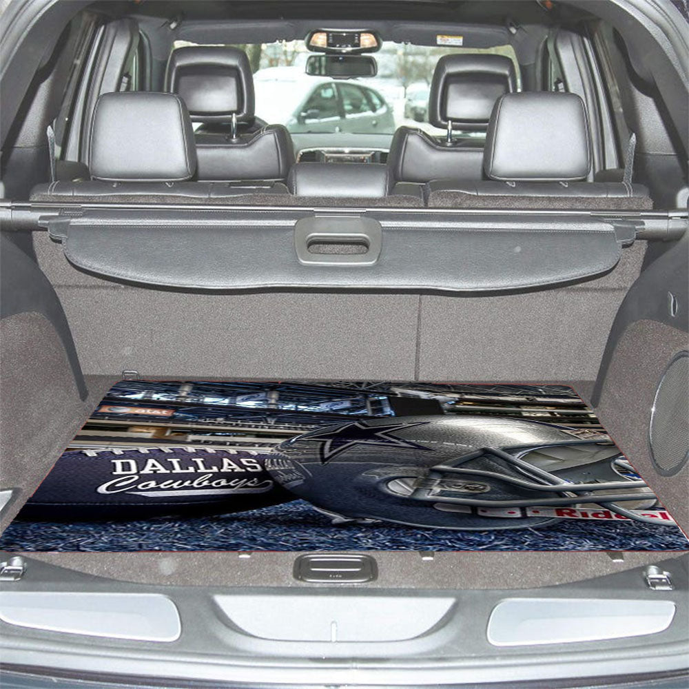 Dallas Cowboys 3 Car Trunk Mat Non Slip