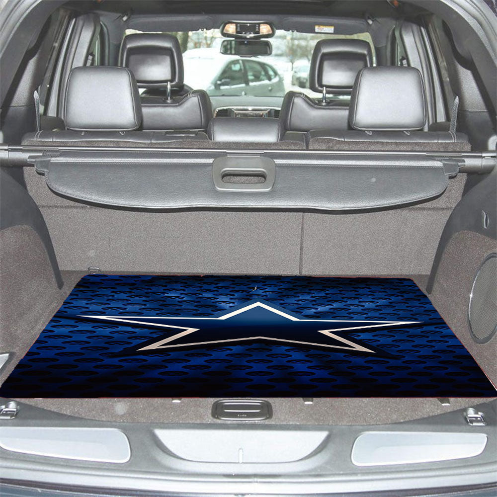 Dallas Cowboys Blue Logo 8 Car Trunk Mat Non Slip