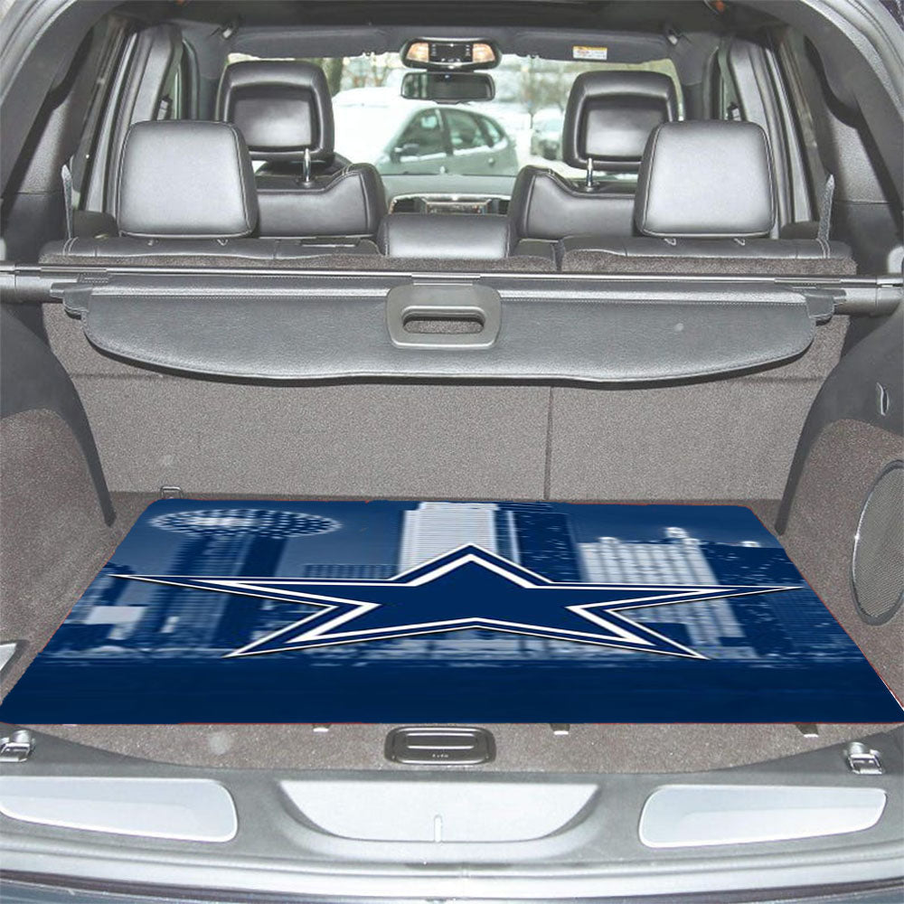Dallas Cowboys Emblem Car Trunk Mat Non Slip