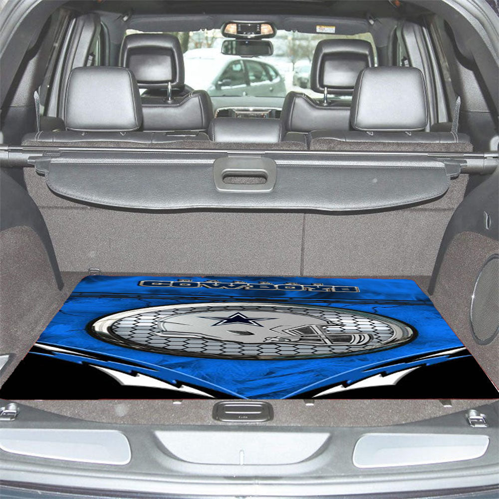Dallas Cowboys Helmet Car Trunk Mat Non Slip
