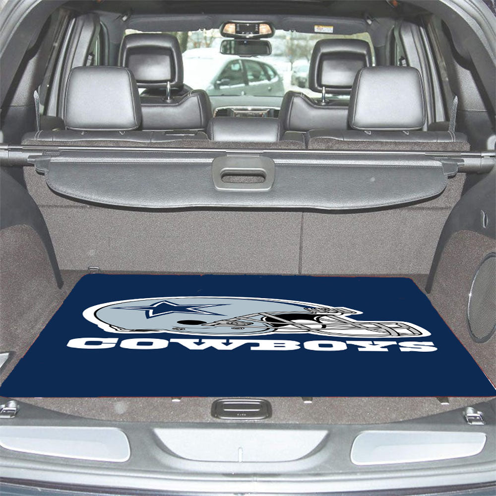 Dallas Cowboys Helmet Logo Car Trunk Mat Non Slip