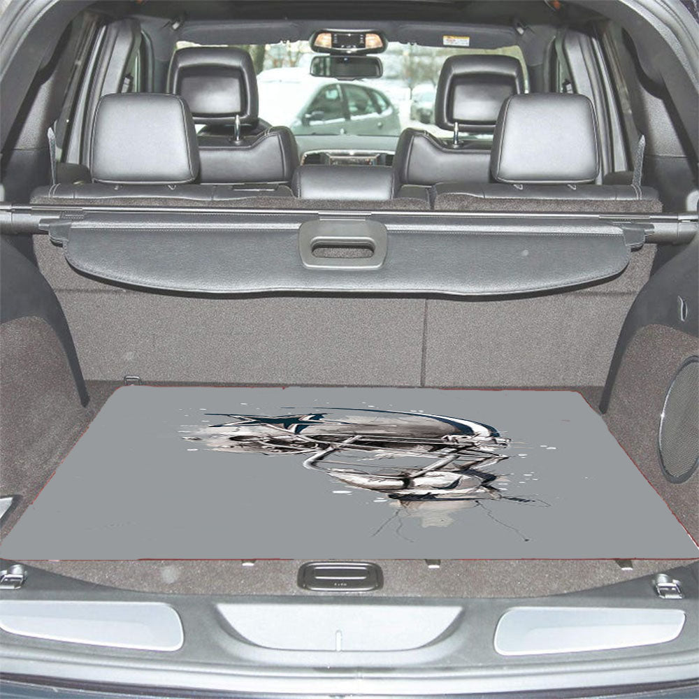 Dallas Cowboys Helmet Painting Florian Nicolle Car Trunk Mat Non Slip