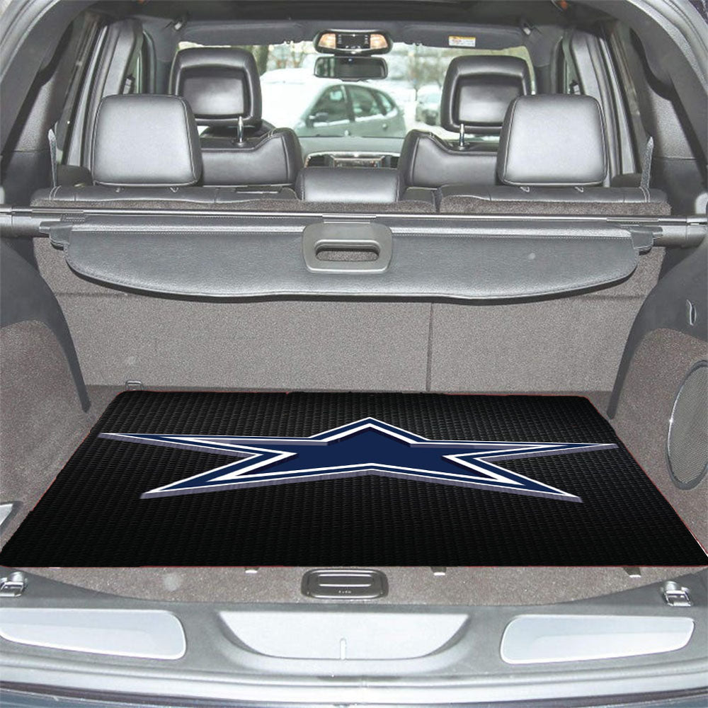 Dallas Cowboys Wallapaper Carbon Car Trunk Mat Non Slip