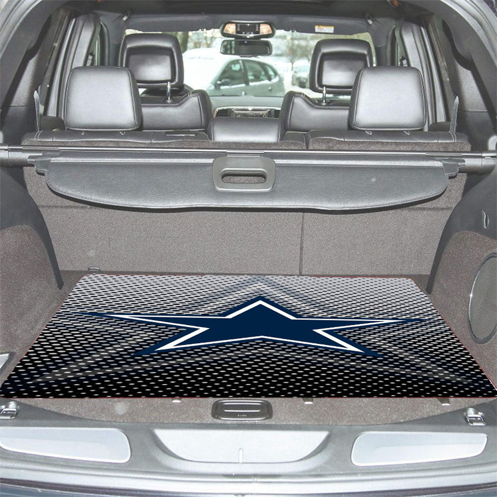 Dallas Cowboys Wallapaper Carbon 2 Car Trunk Mat Non Slip