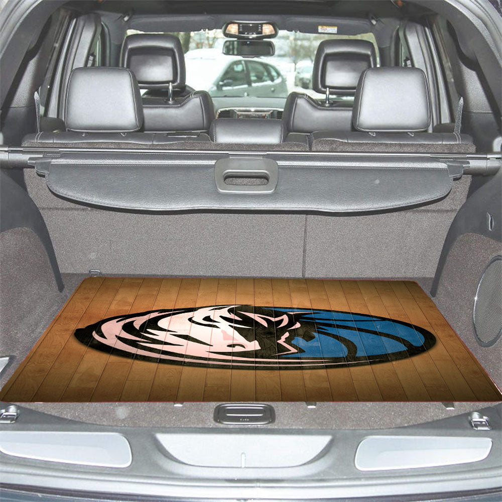 Dallas Mavericks Hardwood Car Trunk Mat Non Slip