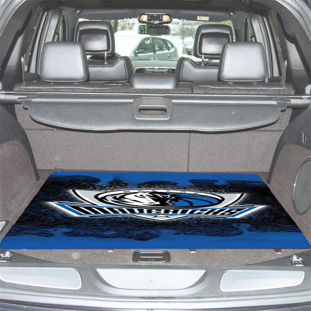 Dallas Mavericks Rough Bkg Car Trunk Mat Non Slip