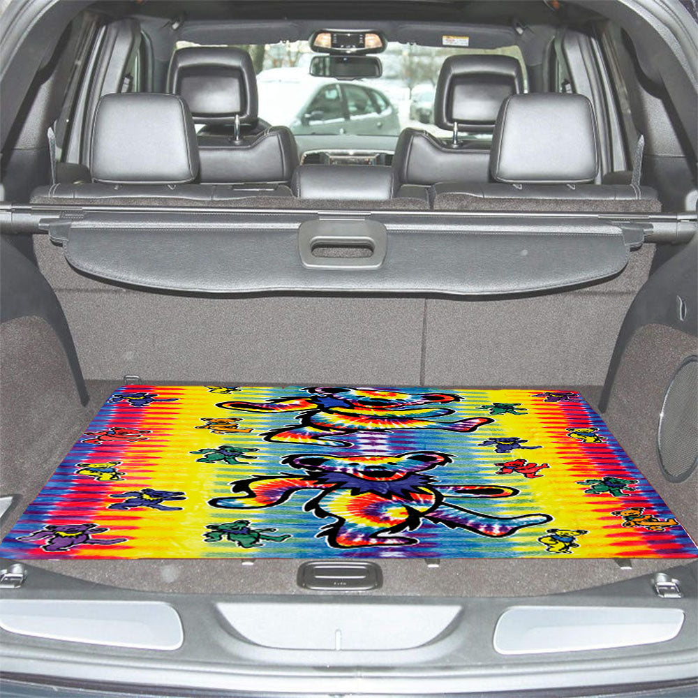 Dancing Bears Grateful Dead Colorfull Car Trunk Mat Non Slip