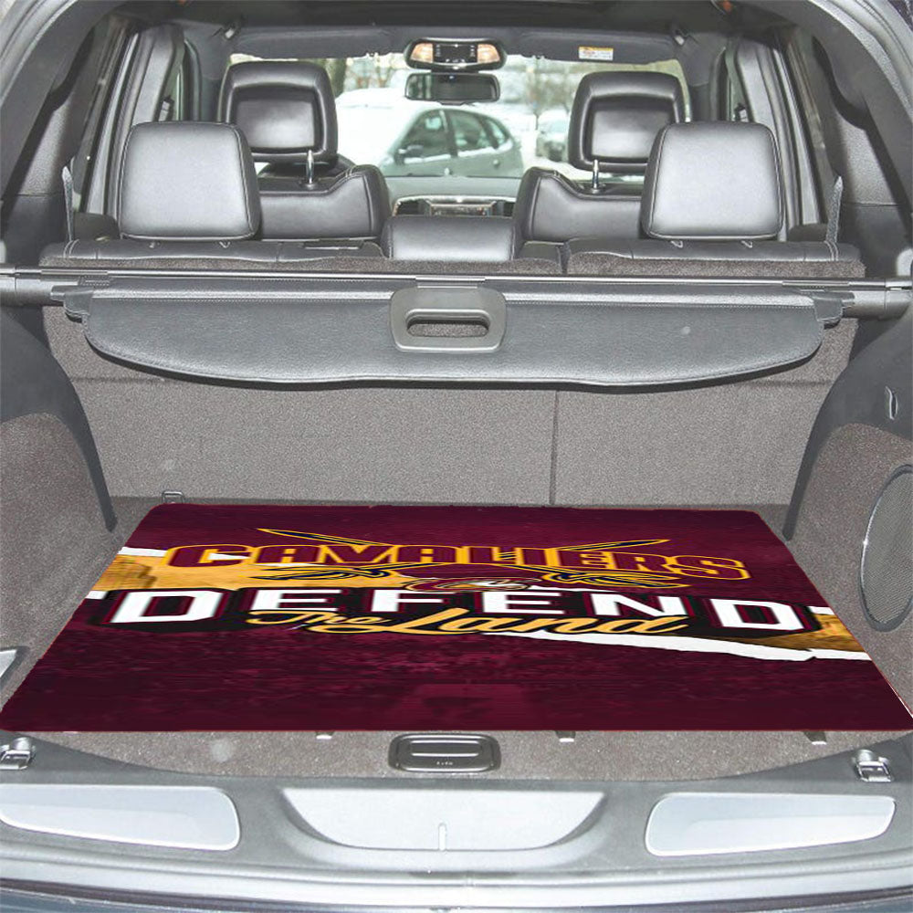 Defend The Land Cavaliers Playoff Car Trunk Mat Non Slip