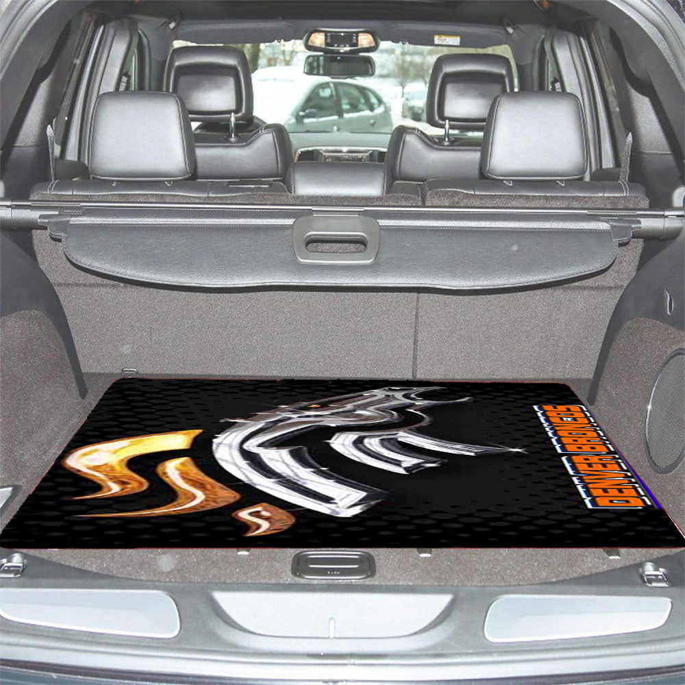 Denver Broncos Football Team Nfl Car Trunk Mat Non Slip