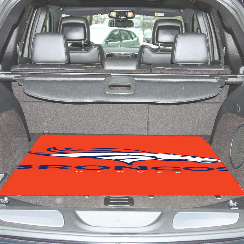 Denver Broncos Logo Basic Car Trunk Mat Non Slip