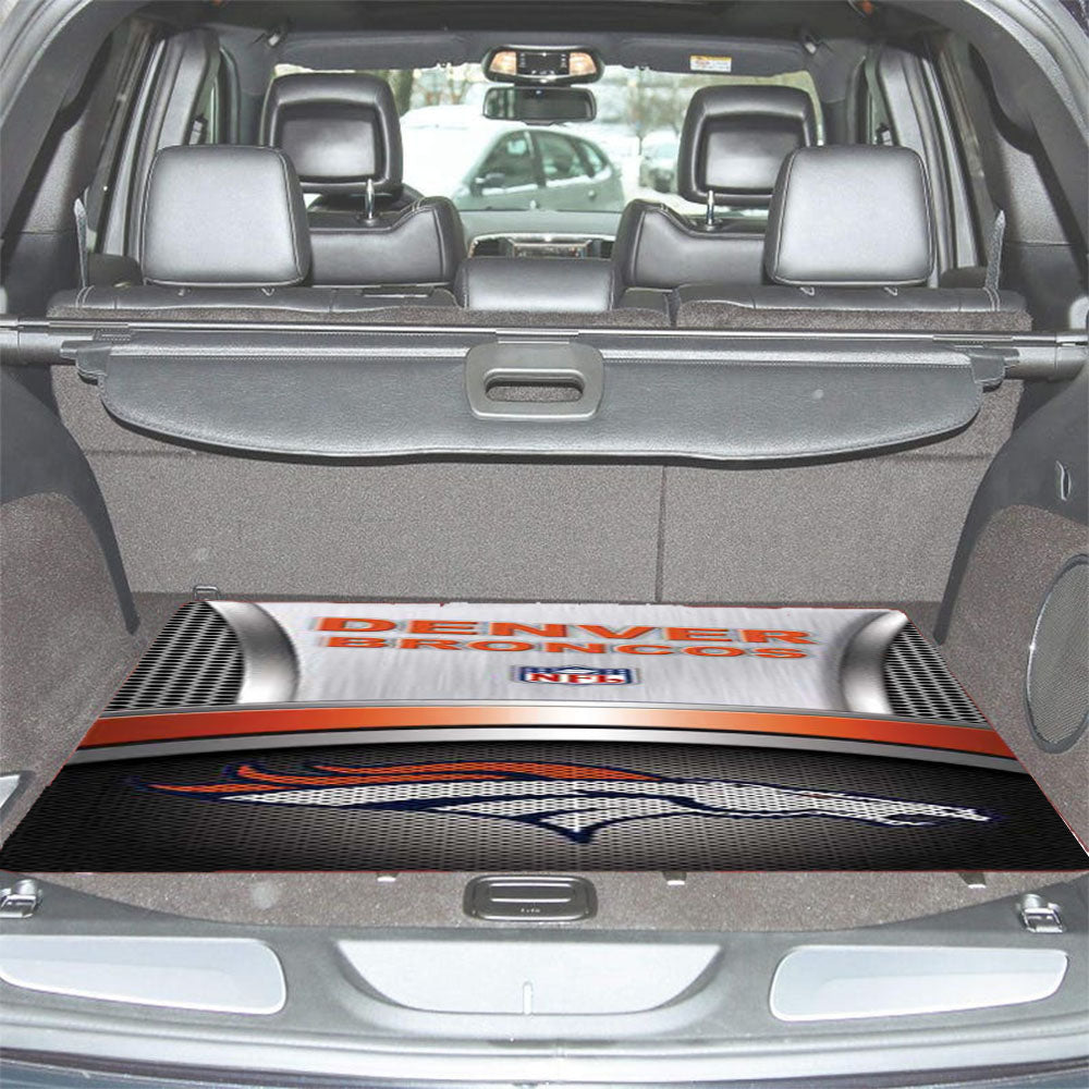 Denver Broncos Meshbox Car Trunk Mat Non Slip