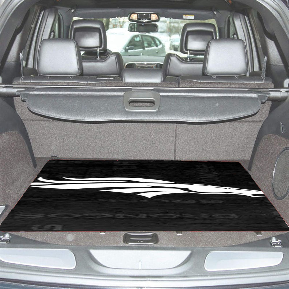 Denver Broncos Rough Grey Car Trunk Mat Non Slip