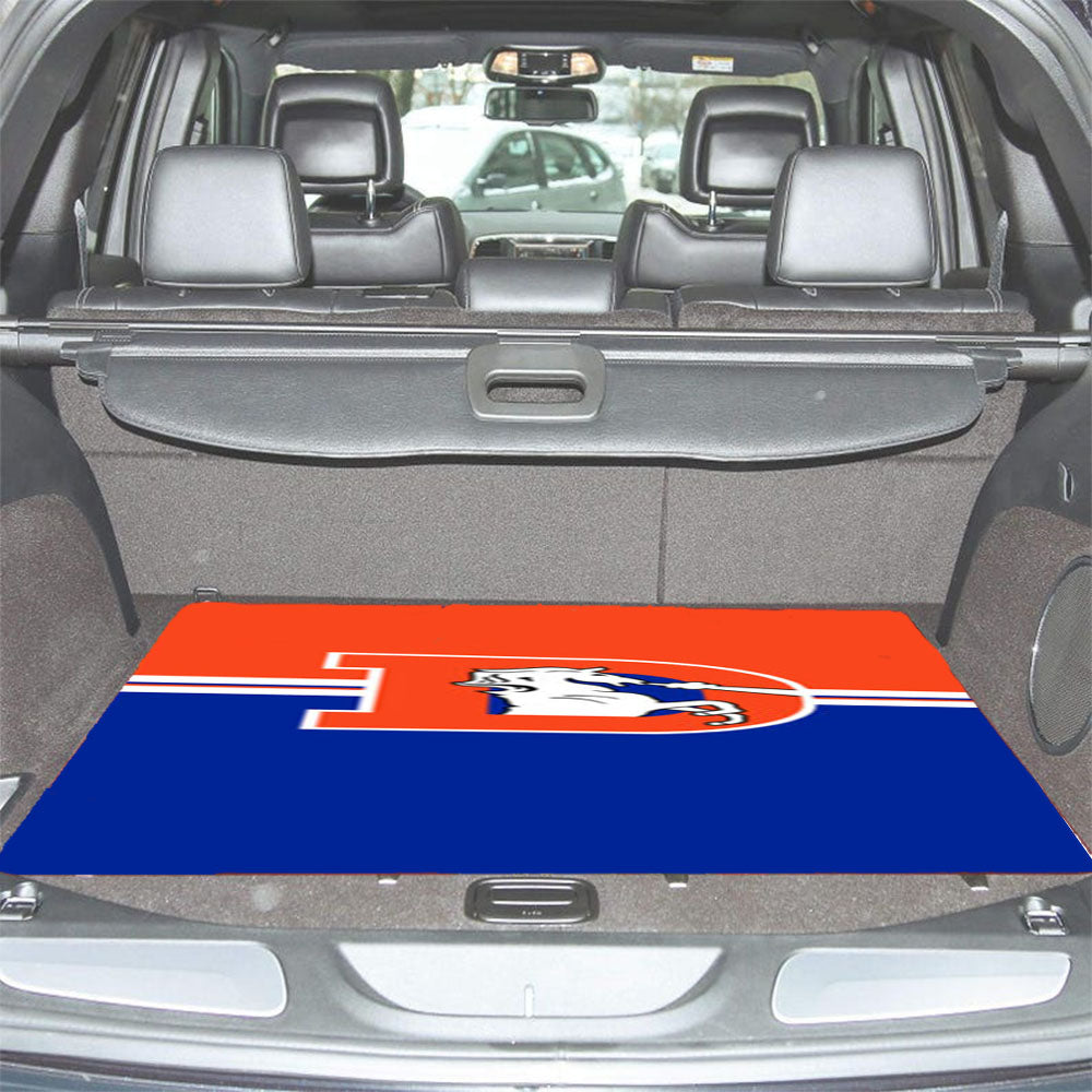Denver Broncos Symbol Car Trunk Mat Non Slip