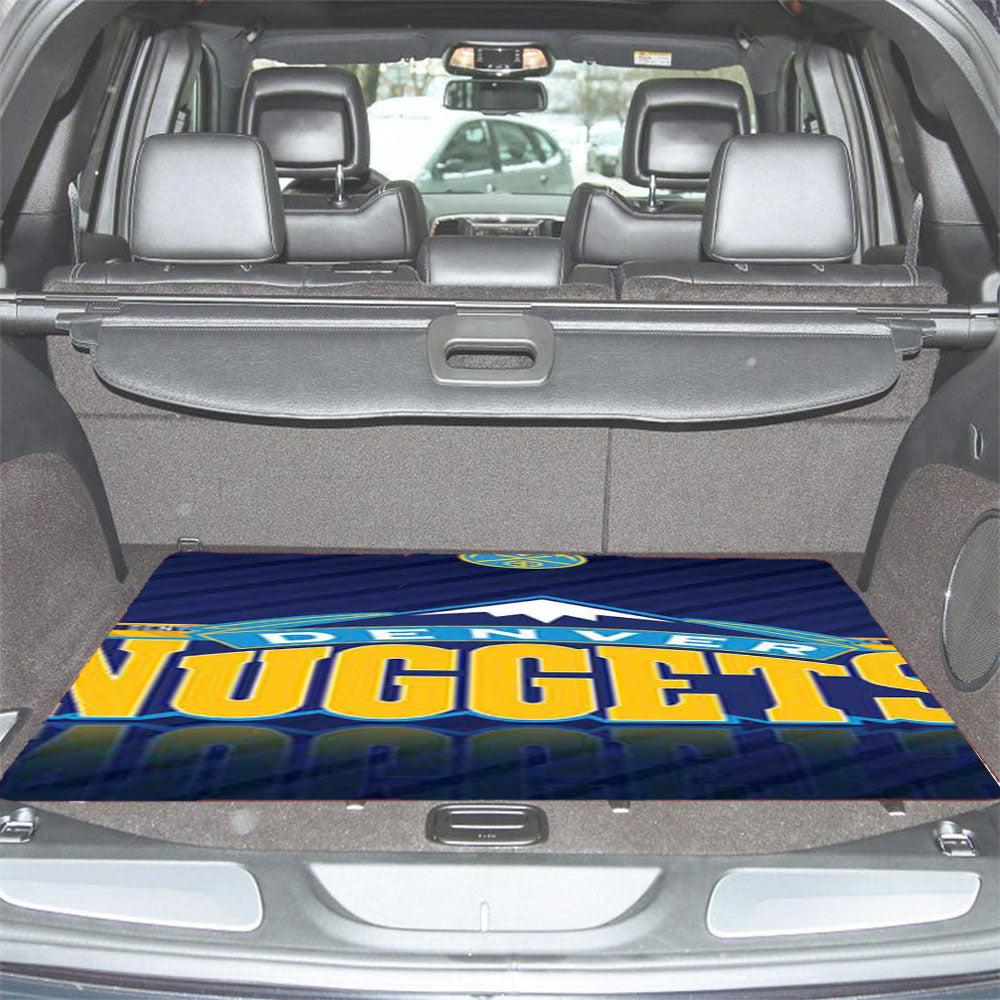 Denver Nuggets Basketball Team Car Trunk Mat Non Slip